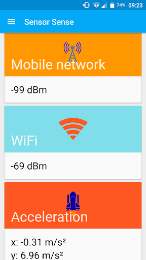 Sensor Sense Screen 3