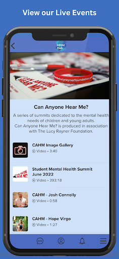 Mental Health Matters Hub Screen 3