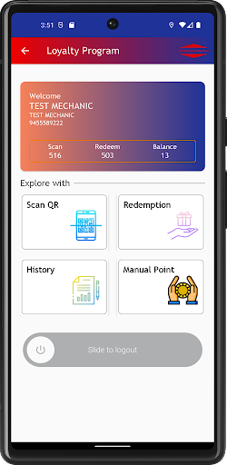 Android application SWARNA MOTORS screenshort