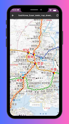 釜山地下鉄路線図 2023のおすすめ画像4