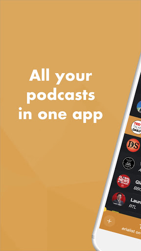 Android application Podcast Belgique screenshort