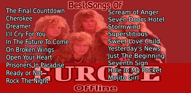 Best Songs of Europe Offline 1.1 APK + Mod (Unlimited money) untuk android