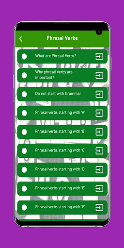 1000+ Phrasal Verbs Screen 2