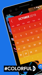 Month: виджет календаря Screenshot