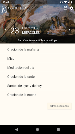 Android application Magnificat (para las Américas) screenshort