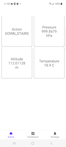PressureTracking Screen 2