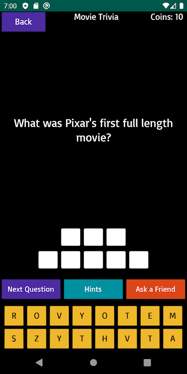 Movie Quiz - Trivia and more - 1.0 - (Android)