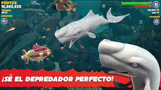 Hungry Shark Evolution: Gemas y Dinero infinito 4