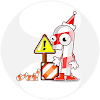 Candy Cane.Hard Trial. Classic hardcore platformer icon