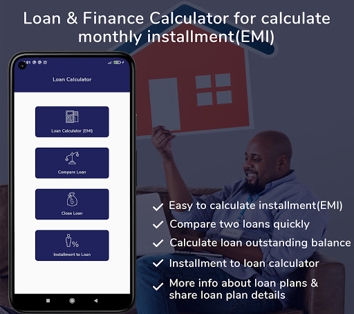 Android application Loan & Finance(EMI) Calculator screenshort