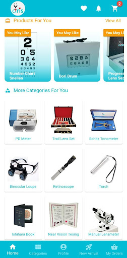 YRIS - Ophthalmic Shopping App Screen 3