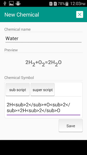 Chemistry Compounds Symbols Screen 3