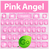 Pink Angel Keyboard icon