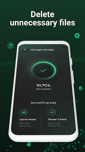Android application TidyDroid - Storage & Security screenshort
