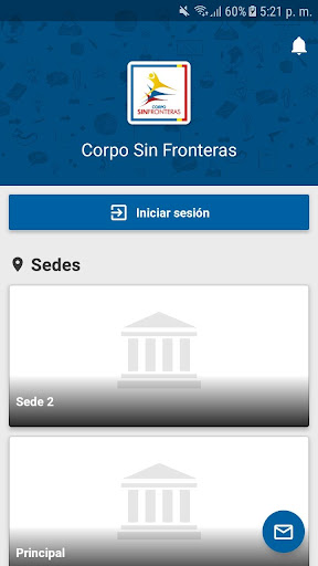 Android application Corpo Sin Fronteras Riohacha screenshort