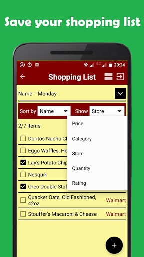 Grocery Shopping List - PRO Screen 3