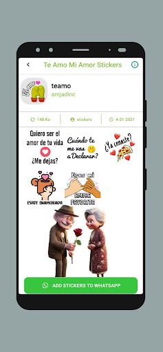 Te Amo  Mi Amor  Stickers Screenshot 2 - AppWisp.com