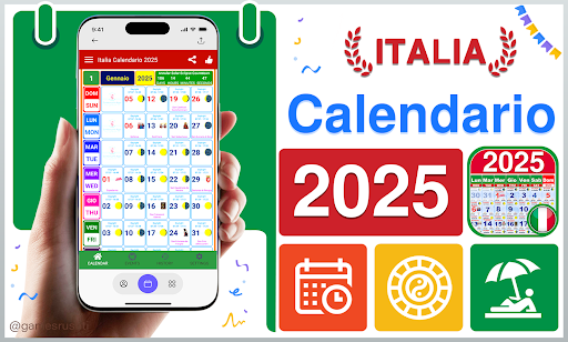 Android application Italia Calendario 2025 screenshort