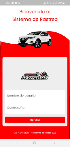 Android application GPS PROTECTOR screenshort