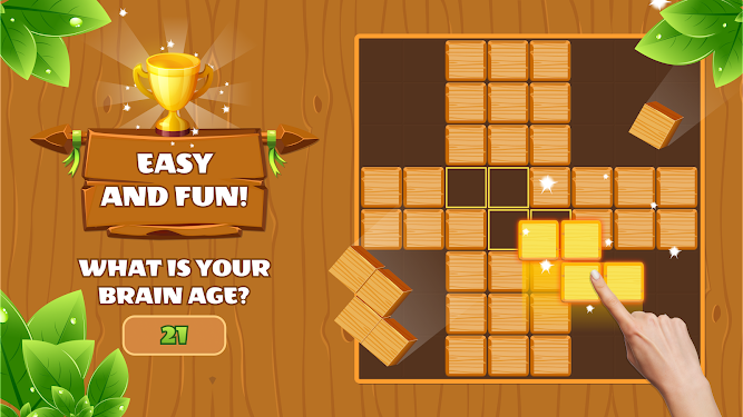 #1. Woody Block Puzzle: Wood Game (Android) By: BigQ Group