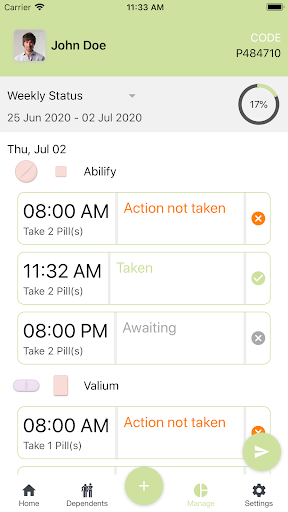Android application Pilly screenshort