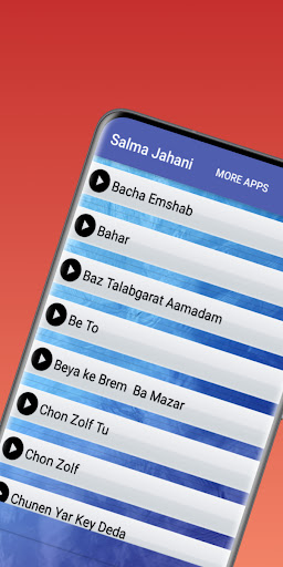 Android application آهنگ های سلما جهانی screenshort