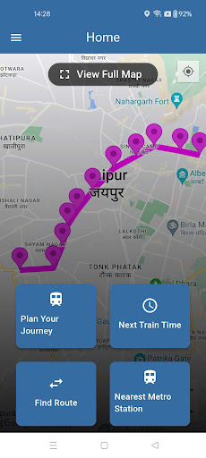 Jaipur Metro Timing  Route