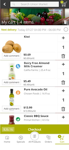 Screenshot of Union Market