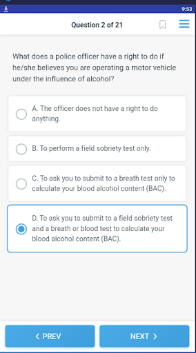 DMV Practice Permit Test
