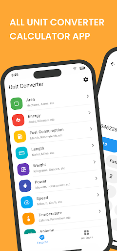 Android application All Unit Converter Calculator screenshort