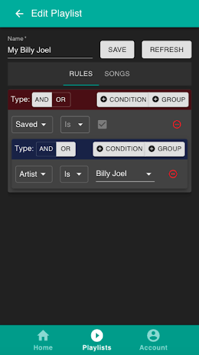 Smartlist Music Screen 3