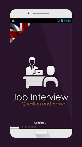 Android application Job Interview : Question and A screenshort
