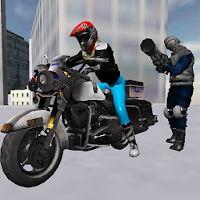 Зомби Сити полиции мотоцикл