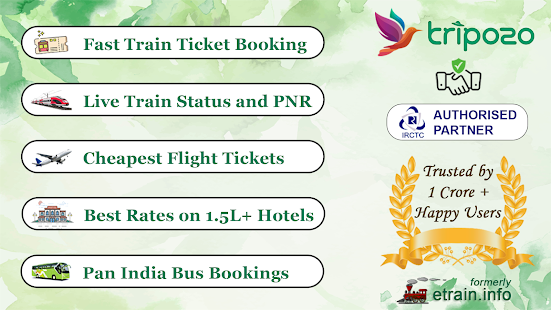 Train Live Status Booking PNR Screenshot