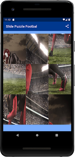 Slide Puzzle American Football Screen 3