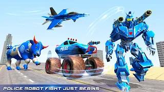 Police Bull Robot Truck Games - Screenshot 3