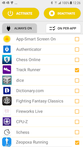 Android application App-Smart Screen On screenshort