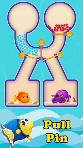 Android application Pull the Pin- Save Fish screenshort