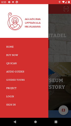 Android application ACN Accademia screenshort