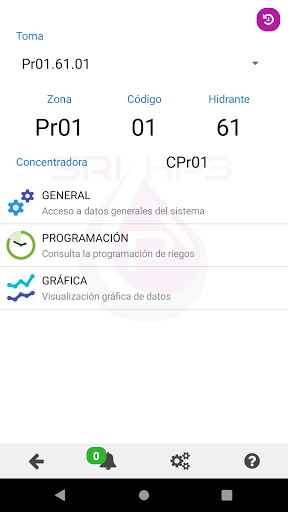 Android application HP3 SRI Plataforma Comuneros screenshort
