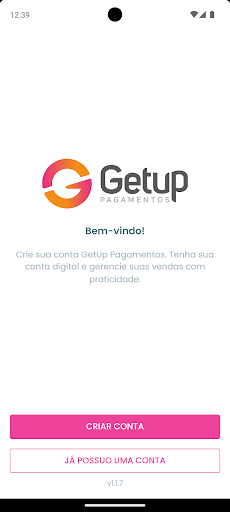 Android application GetUp Pagamentos screenshort