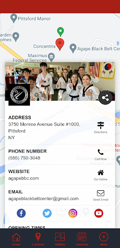 AGAPE BLACK BELT CENTER Screen 2