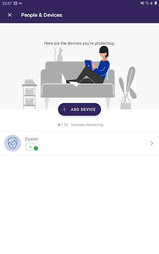 Screenshot of Kinetic Secure