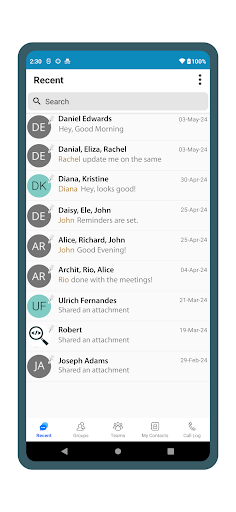 TeamLocus Chat Screen 3