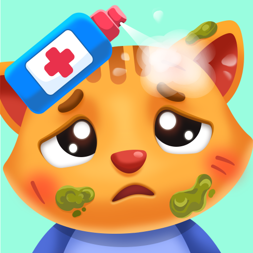 Pet Doctor & Dentist Games Logo