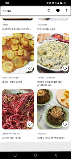 Kitchz recipe app Screenshot