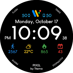 Simple Pixel Watch Face ஐகான் படம்