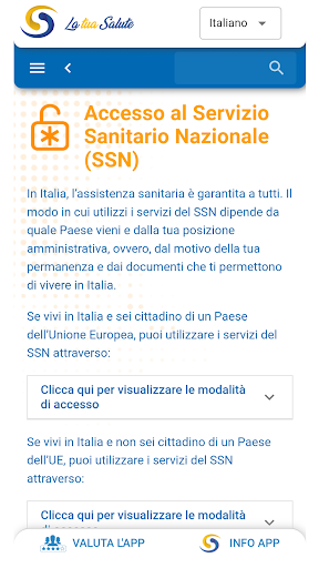 La tua salute Screen 2
