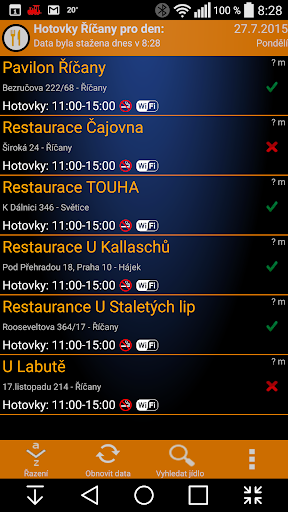 Hotovky Říčany Screenshot 1 - AppWisp.com