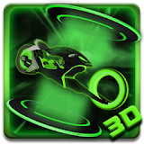 Neon Bike 3D Theme icon